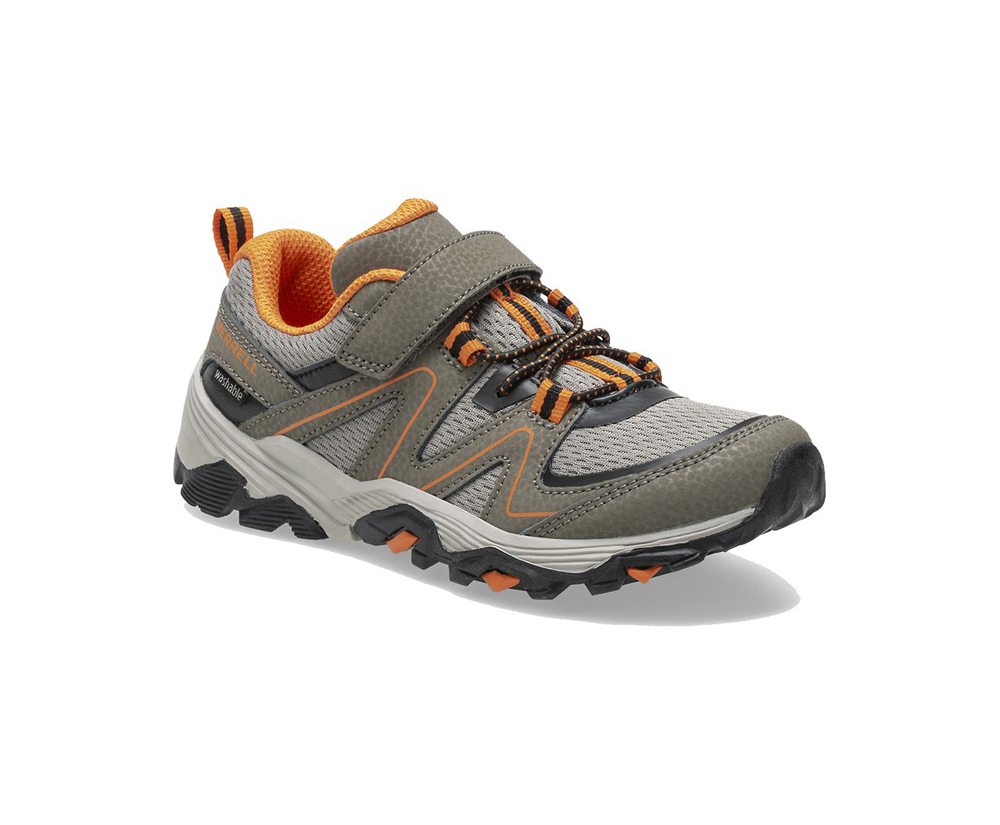 Buty Trekkingowe Merrell Dziecięce Szare - Trail Quest - 217469-GPI